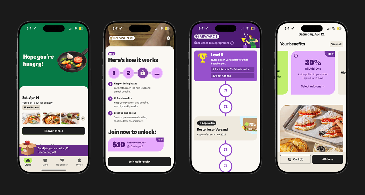 Interface for the loyalty program