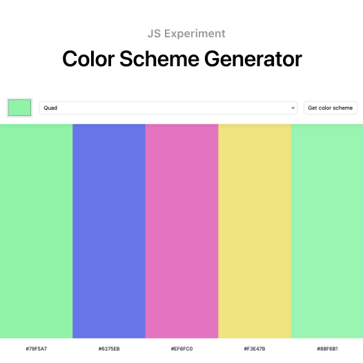 Color Scheme Generator