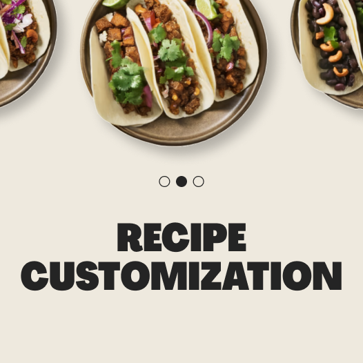 Recipe Customization